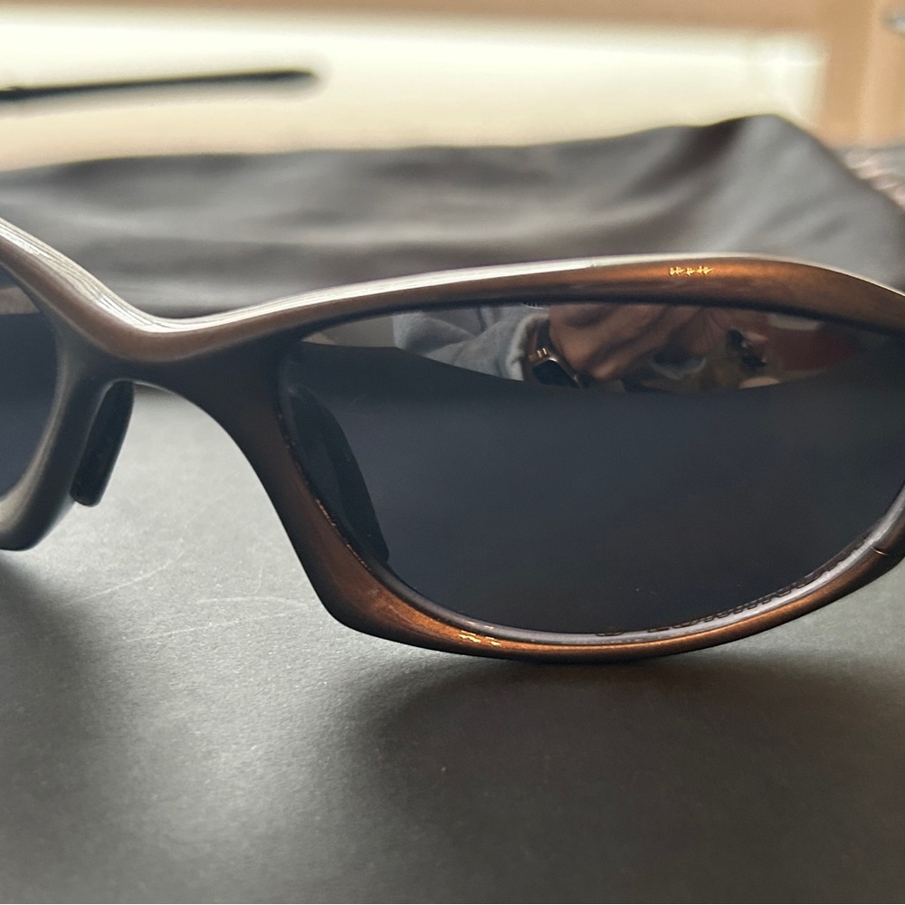 Oakley Hatchet Carbon Frame w/ Polarized Black lense - Vintage - PreOwned - Picture 8 of 15